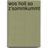 Wos hoit so z'sommkummt by Michael Semrau