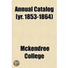 Annual Catalog Volume 36 by Reed College