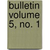 Bulletin Volume 5, No. 1 door Union Theological Seminary
