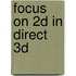 Focus On 2D In Direct 3D