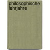 Philosophische Lehrjahre door Hans-Georg Gadamer