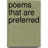 Poems That Are Preferred