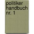Politiker Handbuch Nr. 1