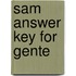 Sam Answer Key For Gente