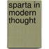 Sparta In Modern Thought