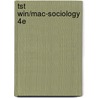 Tst Win/mac-sociology 4e door Hanne Andersen