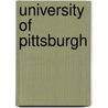 University Of Pittsburgh door Frederic P. Miller