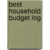 Best Household Budget Log