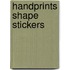 Handprints Shape Stickers