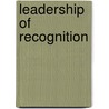 Leadership of Recognition door Jae Park