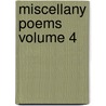Miscellany Poems Volume 4 door John Dryden