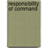 Responsibility of Command