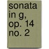 Sonata In G, Op. 14 No. 2