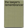 The Lawyer's Remembrancer door Lesley Whitbourn