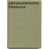 Alphanumerischer Thesaurus door Stephan Krass