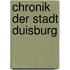 Chronik der Stadt Duisburg