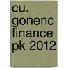 Cu. Gonenc Finance Pk 2012 door Halit Gonenc