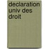 Declaration Univ Des Droit