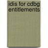 Idis for Cdbg Entitlements by United States Government