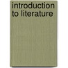 Introduction To Literature door J.M. Beach