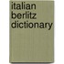 Italian Berlitz Dictionary