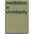 Meditation In Christianity
