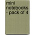 Mini Notebooks - Pack Of 4