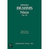 Nnie, Op. 82 - Vocal Score by Johannes Brahms