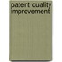 Patent Quality Improvement