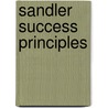 Sandler Success Principles door David Mattson