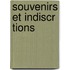 Souvenirs Et Indiscr Tions