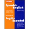 Spanish English Dictionary door Berlitz Publishing Company