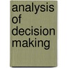 Analysis of decision making door Gerald Kagambirwe Karyeija