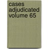 Cases Adjudicated Volume 65 door Florida. Supreme Court