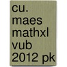 Cu. Maes Mathxl Vub 2012 Pk door Dominique Maes