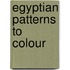 Egyptian Patterns To Colour