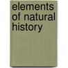 Elements of Natural History door W.S.W. (William Samuel Ruschenberger