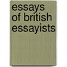 Essays of British Essayists door Onbekend