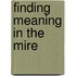 Finding Meaning in the Mire