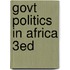 Govt Politics In Africa 3Ed