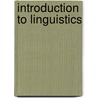 Introduction to Linguistics door Loreto Todd