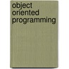 Object Oriented Programming door Paepcke