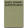 Query Answer Authentication by Kian-Lee Tan