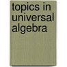 Topics in Universal Algebra door Bo Jonsson