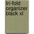 Tri-Fold Organizer Black Xl
