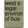 West S Legal Environ Of Bus door Roger LeRoy Miller
