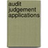 Audit Judgement Applications