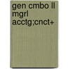 Gen Cmbo Ll Mgrl Acctg;cnct+ door Ronald Hilton