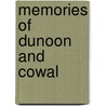 Memories Of Dunoon And Cowal door Renee Forsyth