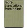 More Translations from Heine door Philip George Lancelot Webb